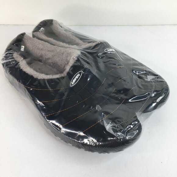 UBFEN Men's Women's Winter Warm Slippers with Fuzzy Plush Lining Slip on Shoes - Picture 4 of 11